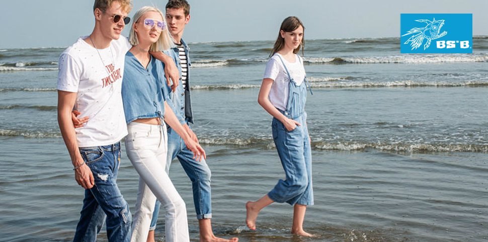 小魔鱼时尚牛仔牛仔