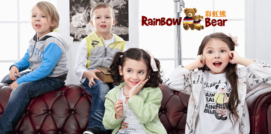 彩虹熊童装