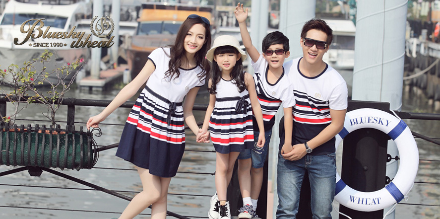 蓝天麦子休闲装