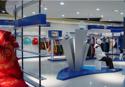 北天鹅羽绒服店铺展示