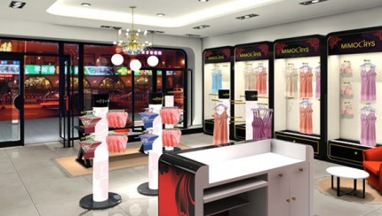 名门闺秀内衣店铺展示