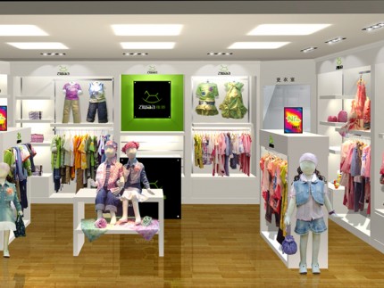 稚骅童装店铺形象