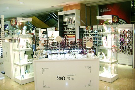 茜子饰品店铺展示