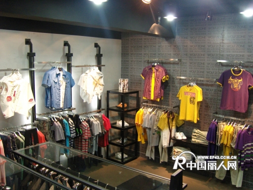 狼道男装店铺形象