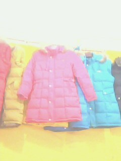 羽绒服店铺展示