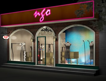 NGO女装店铺展示