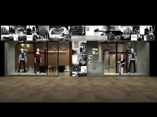 圣妮女装店铺形象