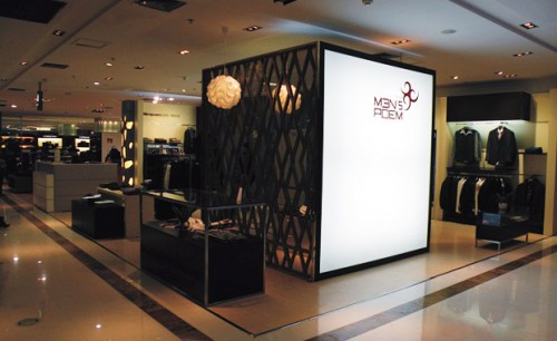 曼茨帛男装店铺形象