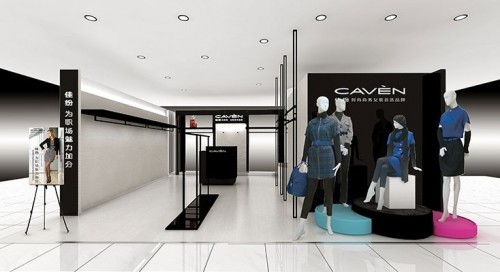 佳纷时尚馆女装店铺展示