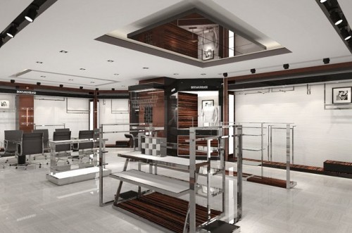 波士恩爵男装店铺展示