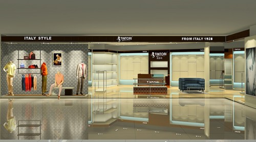 添多利男装店铺形象