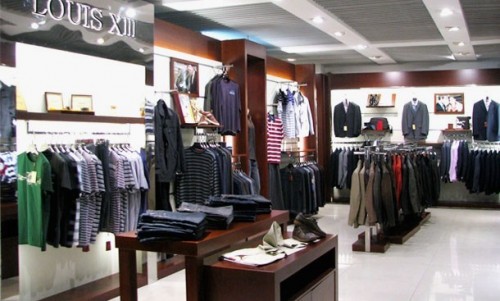 路易十三男装店铺展示
