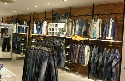 小魔鱼时尚牛仔店铺形象