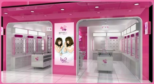 都市丽人内衣店铺展示