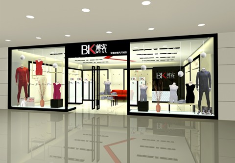 薄客内衣店铺展示