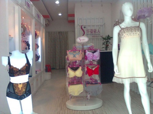 纤姿依人内衣店铺展示