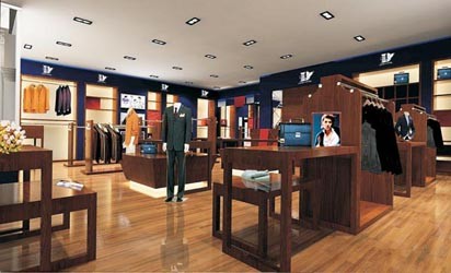 路易＆蓝蒂男装店铺展示