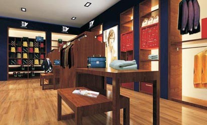 路易＆蓝蒂男装店铺展示