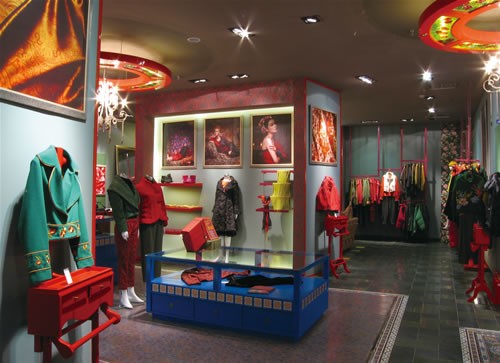 七色麻女装店铺形象