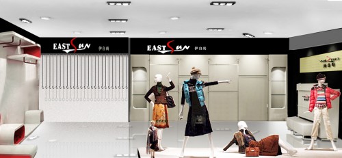 伊自尚女装店铺展示