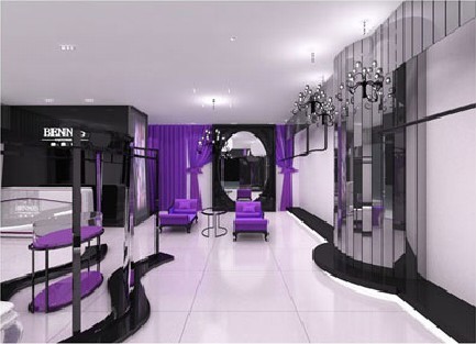 奔霓诗女装店铺展示