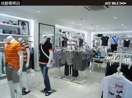 杰克沃克男装店铺展示