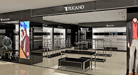 啄木鸟男装店铺展示