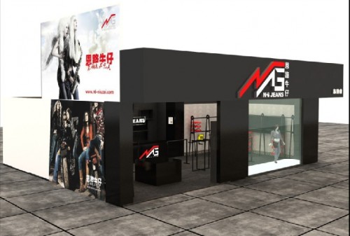 恩路牛仔店铺展示