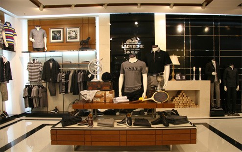 老爷车男装店铺展示