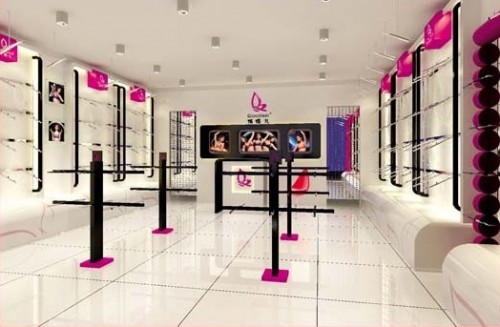 俏蝶儿内衣店铺展示