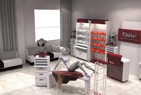 菲黛尔内衣店铺形象