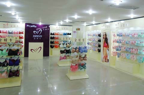 金奴卡内衣店铺展示