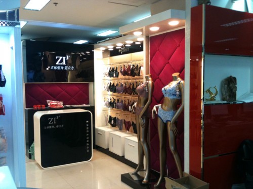 姿立方内衣店铺形象