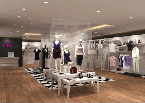 莎佳女装店铺展示