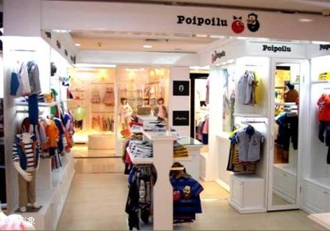 泡泡噜童装店铺展示