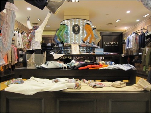 迦乃士休闲装店铺展示
