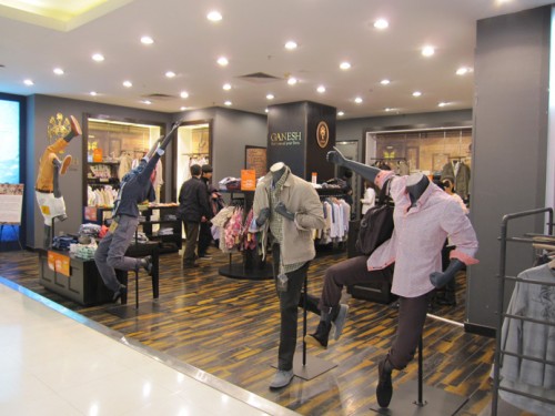 迦乃士休闲装店铺展示