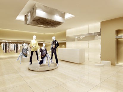 慕斐尔女装店铺形象