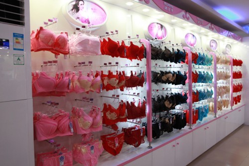 桃花季内衣店铺形象