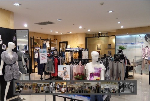 尚简女装店铺展示