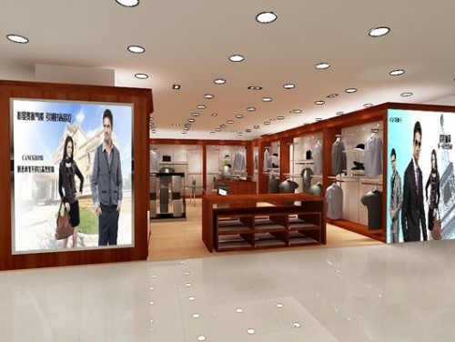 常客男装店铺展示