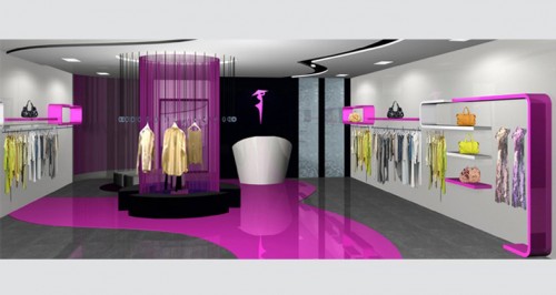 时尚丽影女装店铺展示