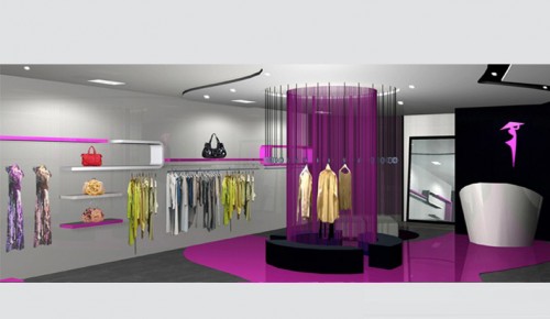 时尚丽影女装店铺展示