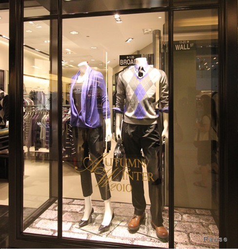 马狮龙男装店铺展示