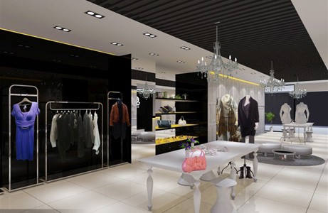 蓝黛伊女装店铺展示