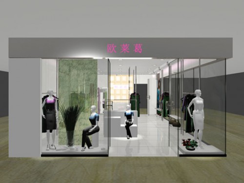 欧莱葛女装店铺形象