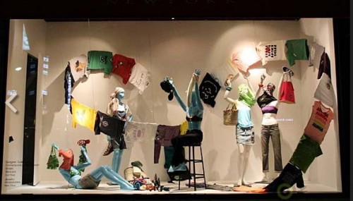 七色秀女装店铺展示