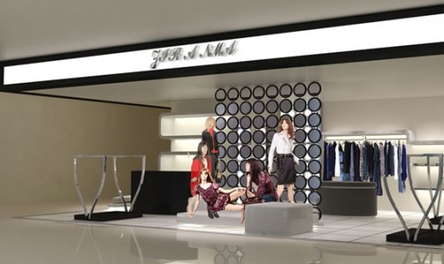 自然码女装店铺展示