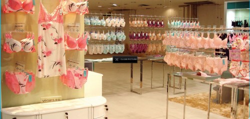 芬怡内衣店铺展示