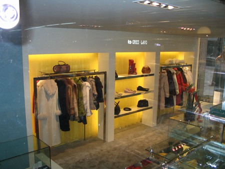 戈凌蓝女装店铺展示